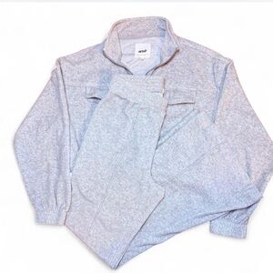 Aerie Light Gray Men's Zip Up Sweater